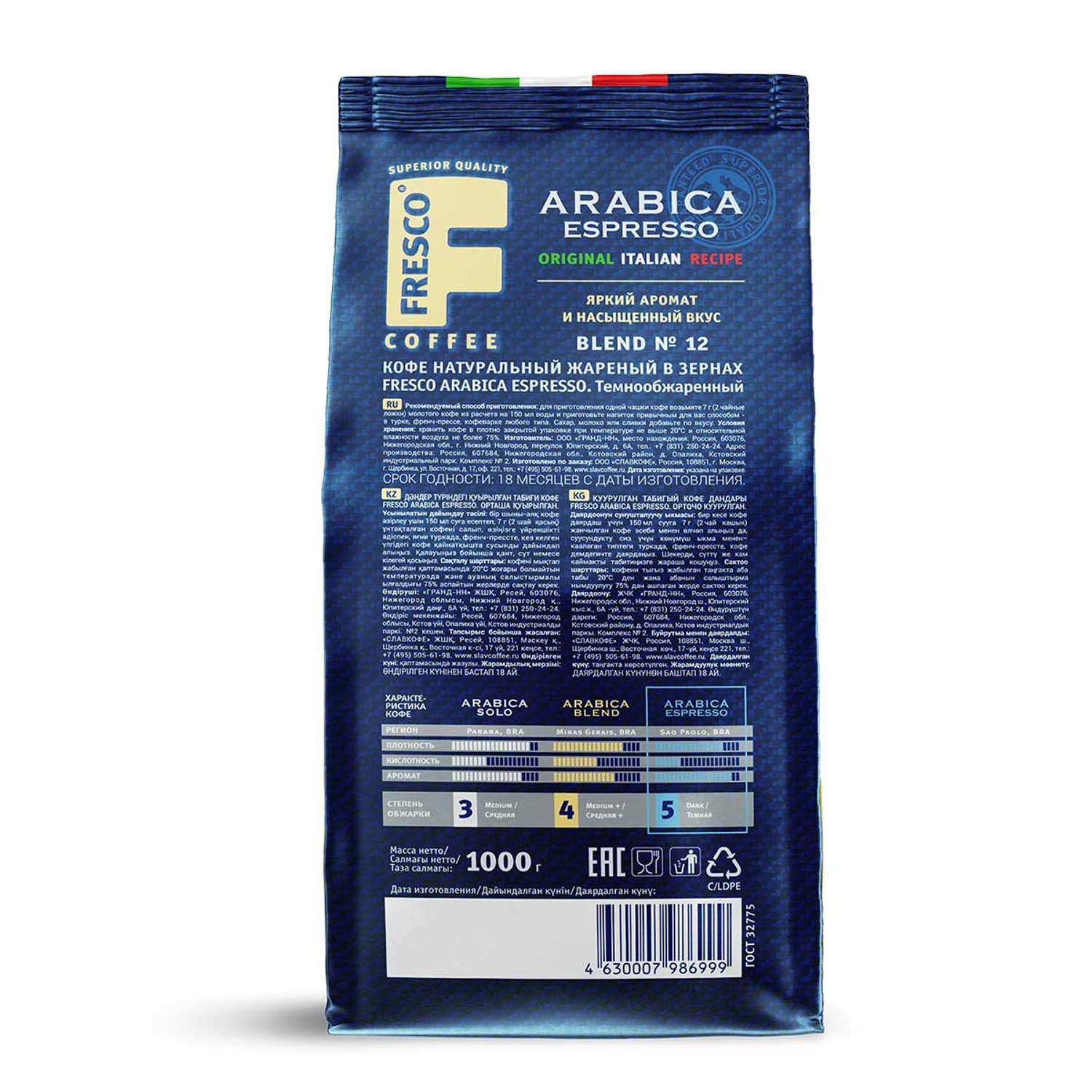 Кофе фреско зерна отзывы. Fresco Arabica Espresso 1 кг. Fresco кофе в зернах. Фреско в зёрнах. Кофе Liberty отзывы fresco в зернах.