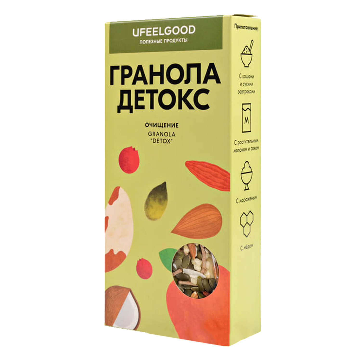 Гранола Ufeelgood Детокс 200г - фото 1