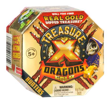 Игровой набор Treasure X Золото драконов / охотник + сокровище