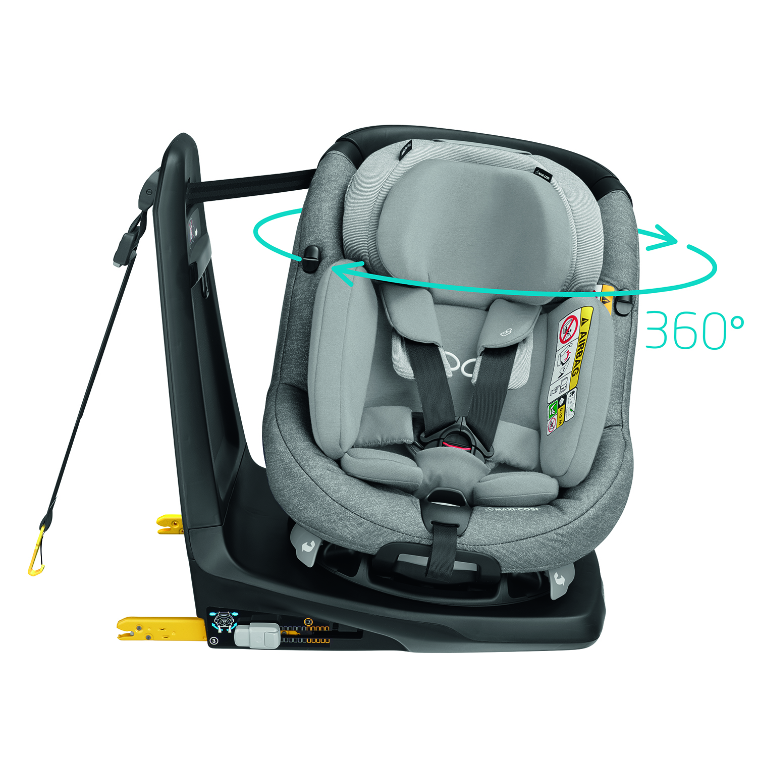 Автокресло Maxi-Cosi Axiss Fix Plus Nomad Grey - фото 7