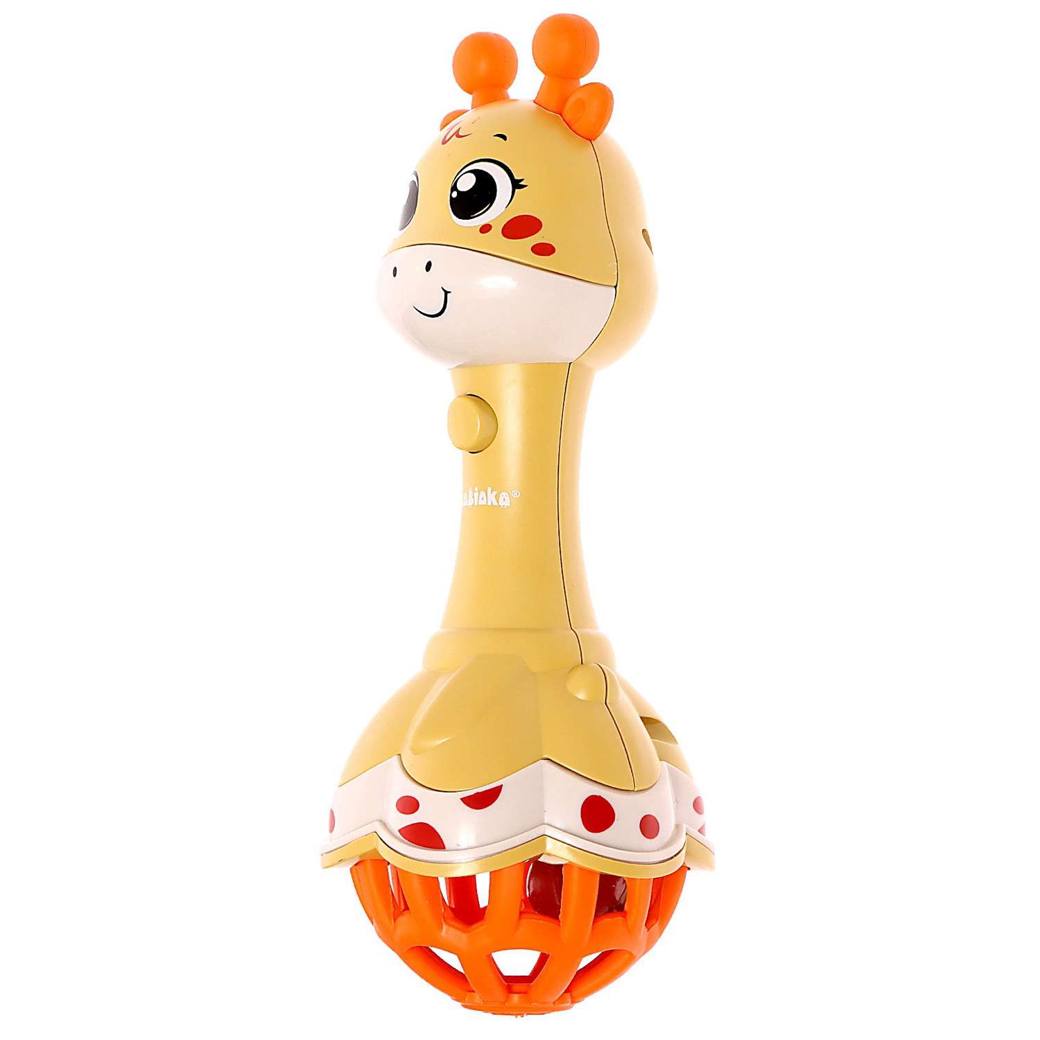 Музыкальная игрушка Zabiaka «Весёлый жирафик» звук свет цвет жёлтый - фото 3