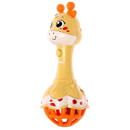 Музыкальная игрушка Zabiaka «Весёлый жирафик» звук свет цвет жёлтый