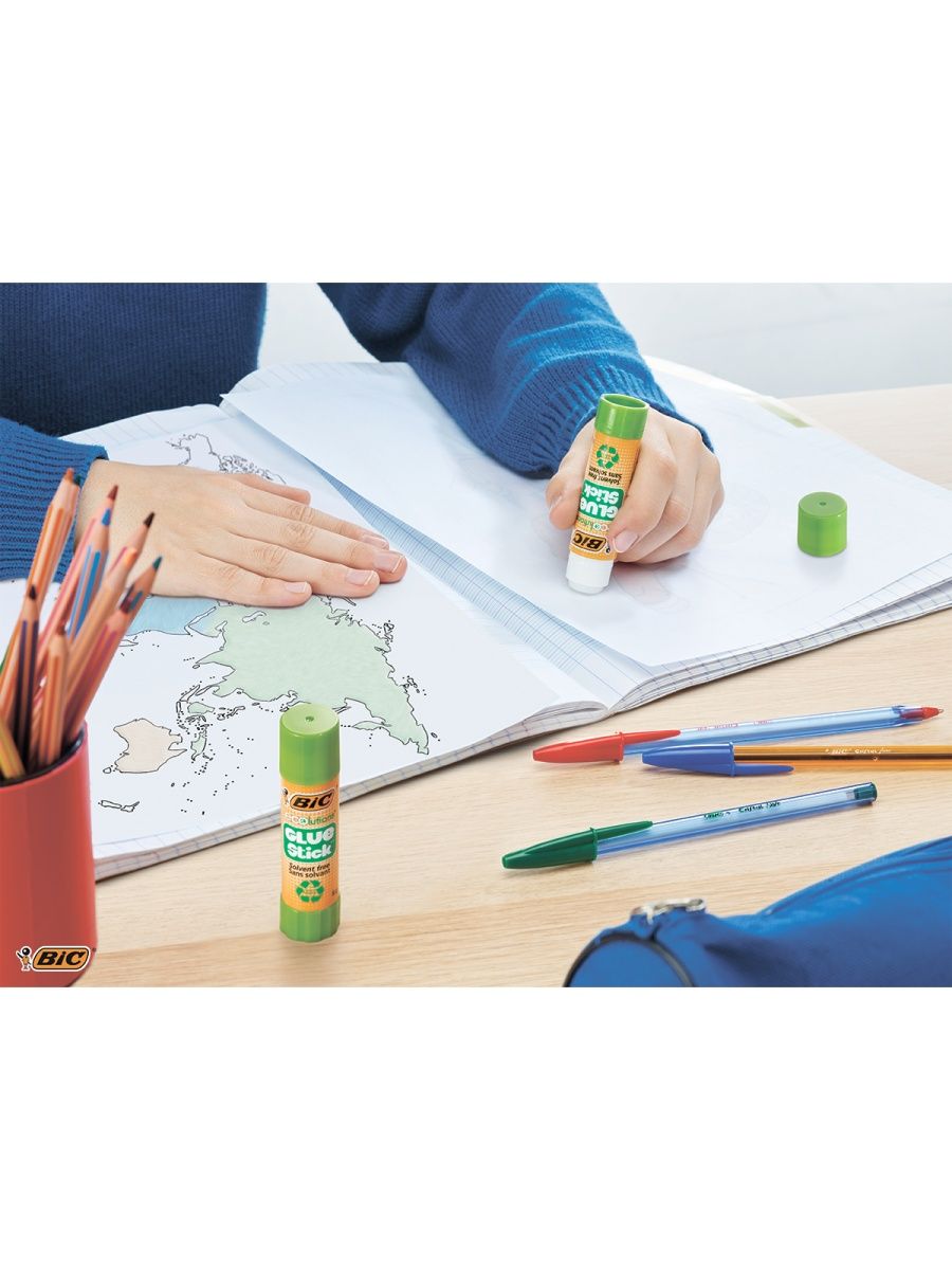 Клей BIC Glue Stick 8 гр 6 шт - фото 4