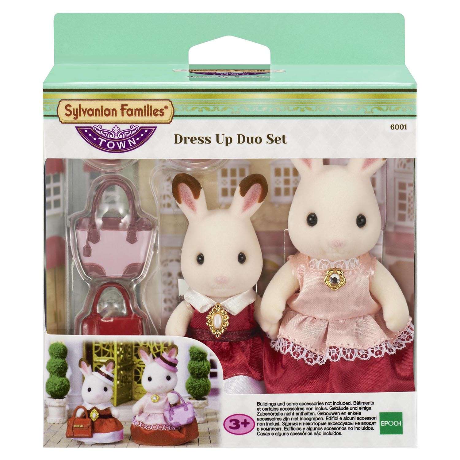 Набор SYLVANIAN FAMILIES TOWN Series Модницы в шикарных платьях - фото 4