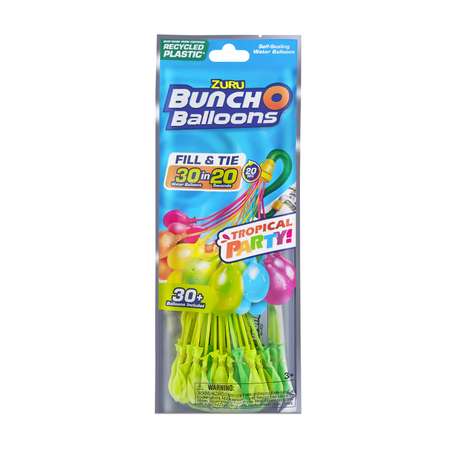 Водные шары-бомбочки Bunch O Balloons 30+ шаров в ассортименте 56479