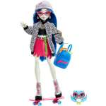 Набор игровой Кукла Monster High Ghoulia Yelps с аксессуарами HHK58