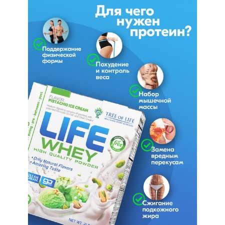 Протеин сывороточный Tree of Life Whey 900 гр фисташка