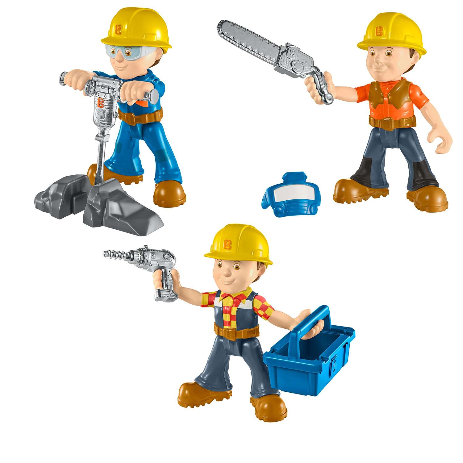 Литые мини-фигурки Bob the Builder с аксессуарами в ассортименте - фото 1