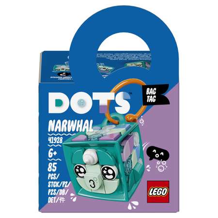 Конструктор LEGO Dots Брелок Нарвал 41928