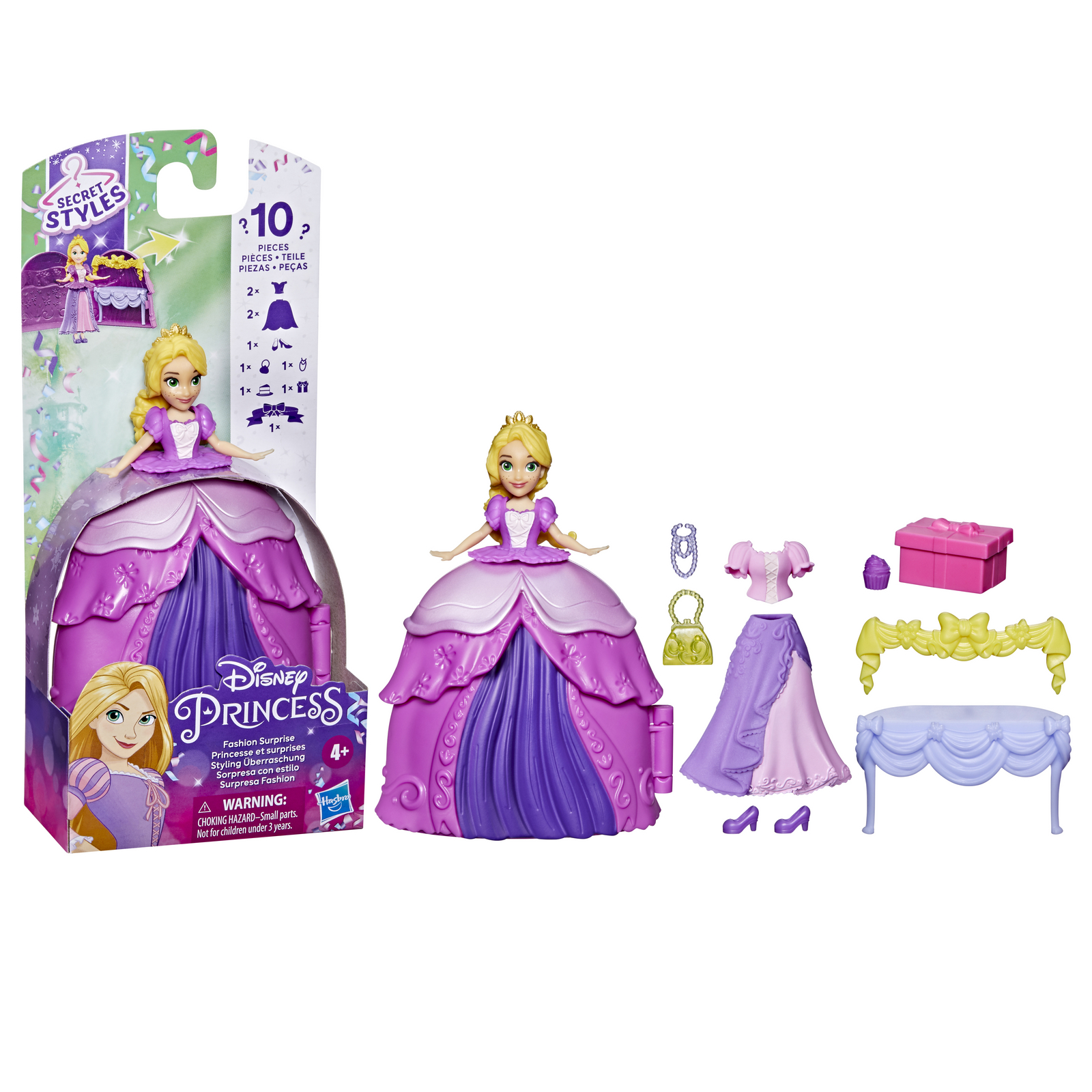 Набор игровой Disney Princess Hasbro Модный сюрприз Рапунцель F34685L1 F03785L0 - фото 6