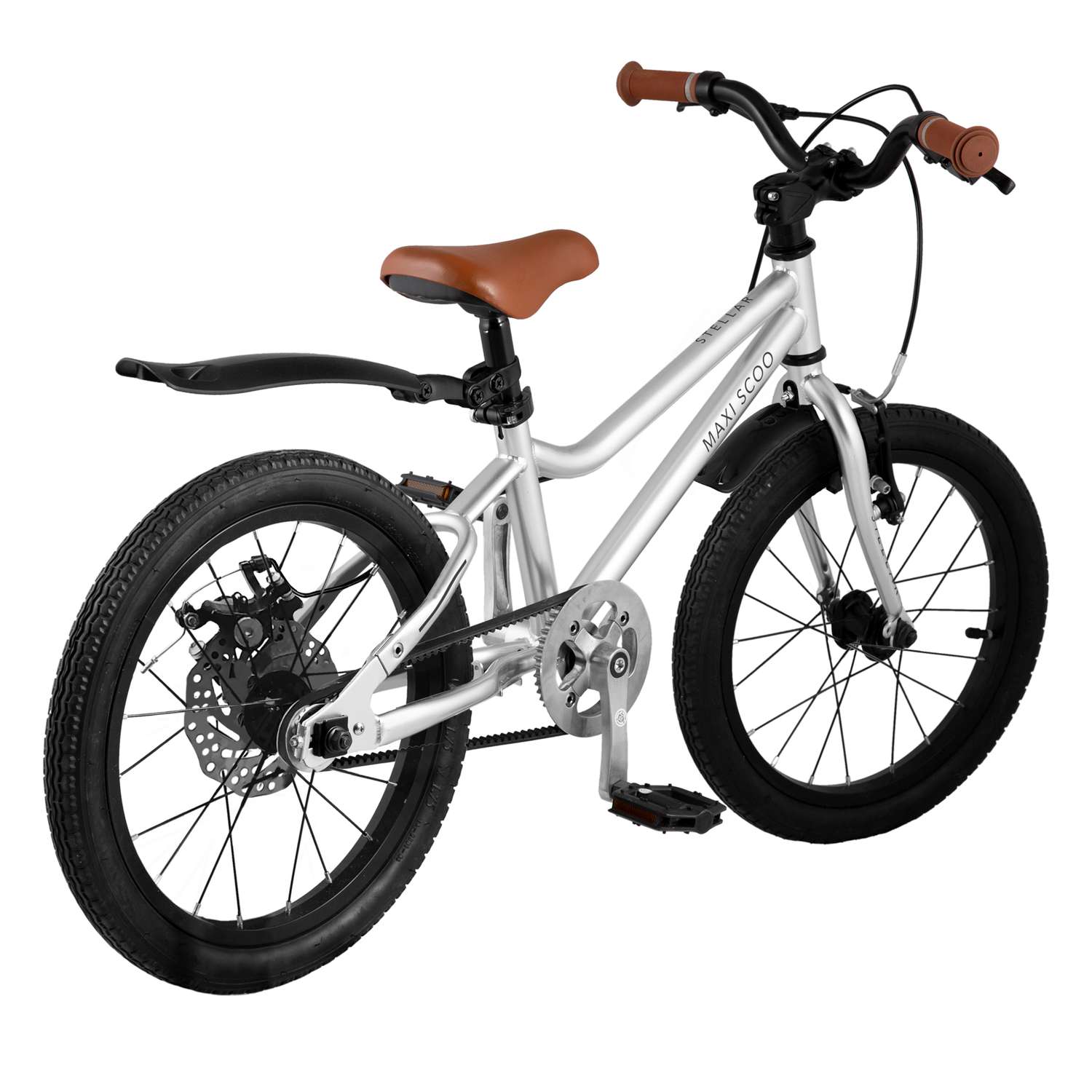 Детский двухколесный велосипед Maxiscoo Stellar 16 серебро - фото 4