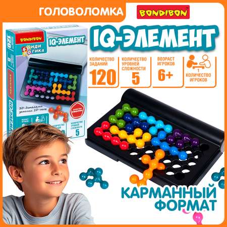 Настольная игра Bondibon логическая IQ-ЭЛЕМЕНТ