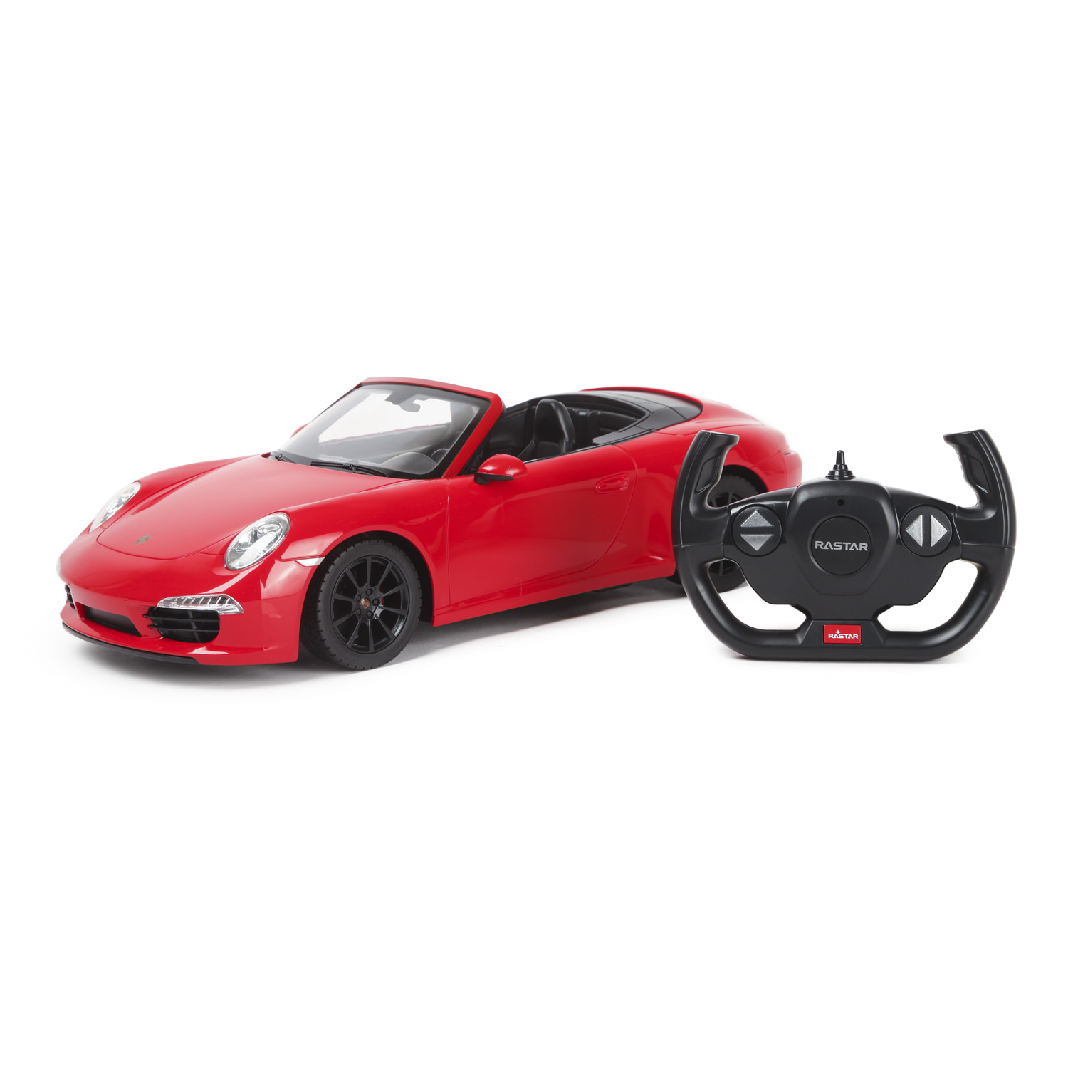 Машина Rastar РУ 1:12 Porsche 911 Carrera S Красный 47700 - фото 1