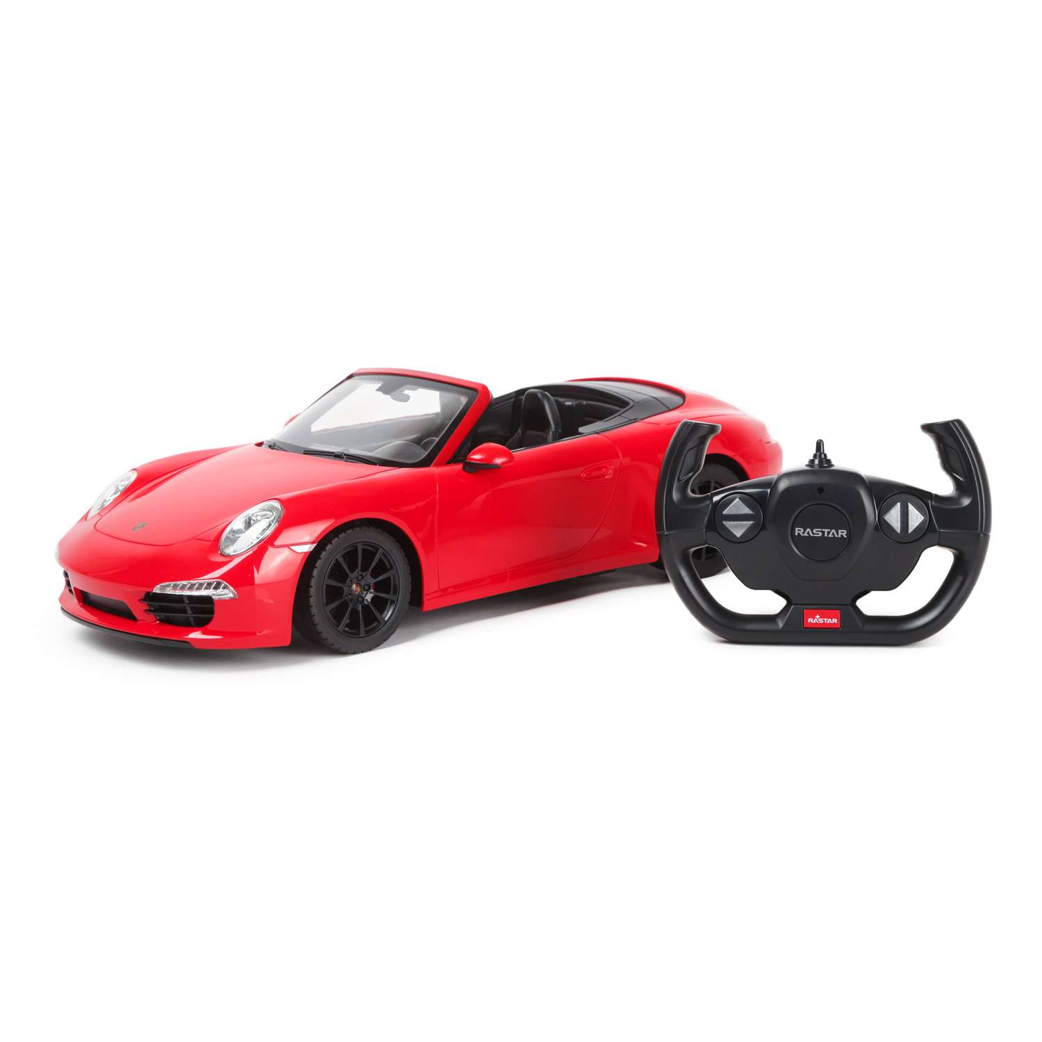 Машина Rastar РУ 1:12 Porsche 911 Carrera S Красный 47700 - фото 1