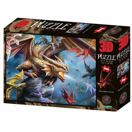 3D Пазл Prime 3D Клан дракона 500 деталей 61х46 см