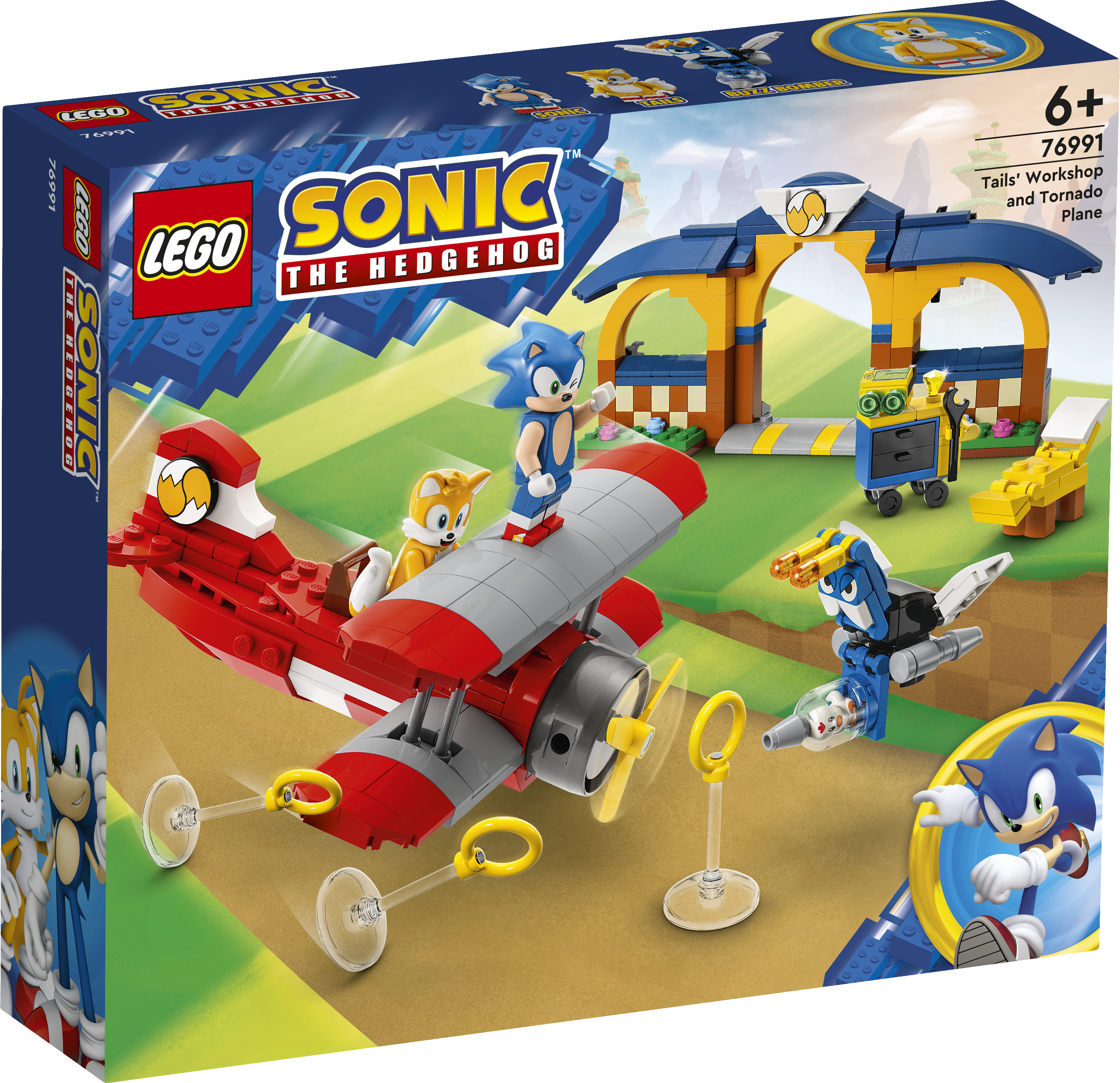 Конструктор LEGO Sonic the Hedgehog Мастерская Тейлза и самолет Торнадо 76991 - фото 3