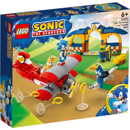 Конструктор LEGO Sonic the Hedgehog Мастерская Тейлза и самолет Торнадо 76991