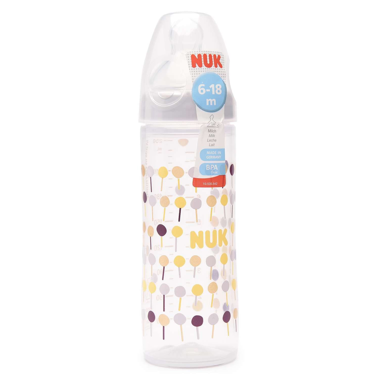 Бутылочка Nuk Classic 250мл в ассортименте 10741625 - фото 3