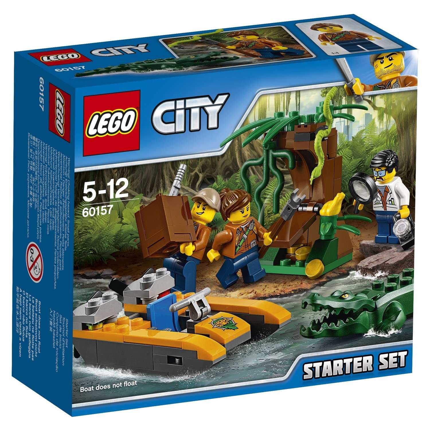Конструктор LEGO City Jungle Explorers Набор «Джунгли» для начинающих (60157) - фото 2