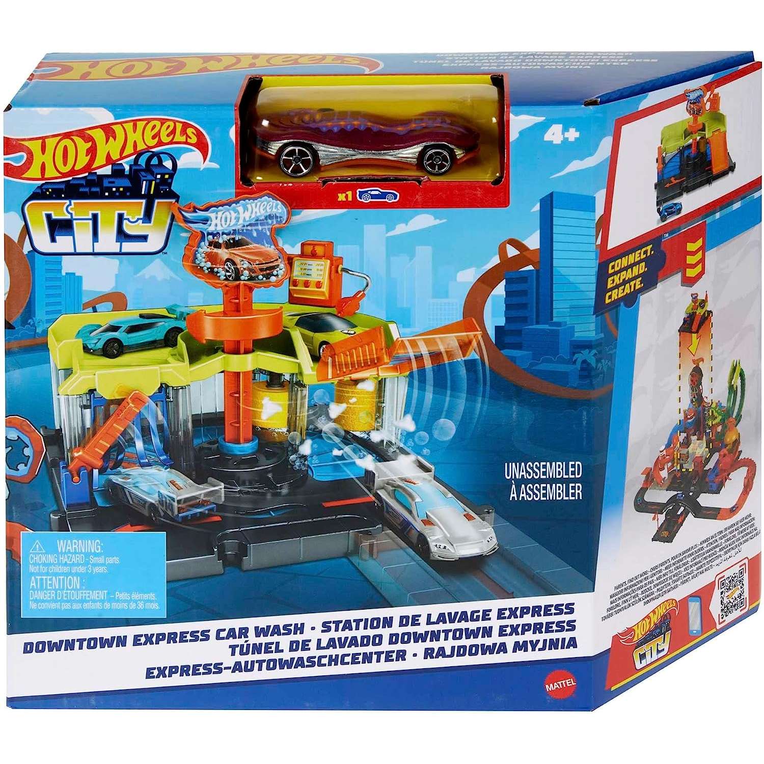 Трек Hot Wheels City Downtown HDR27 HDR24 - фото 4