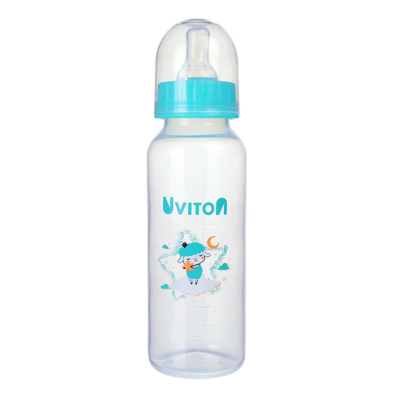 Бутылочка для кормления Uviton стандартное горлышко 250 мл. 0115 Мятный - фото 2