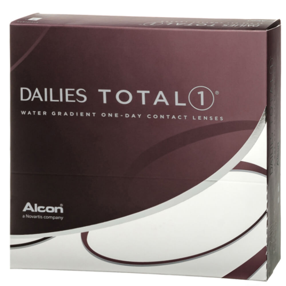 Контактные линзы Alcon Dailies Total 1 90 pk R 8.5 D-5.00 - фото 1