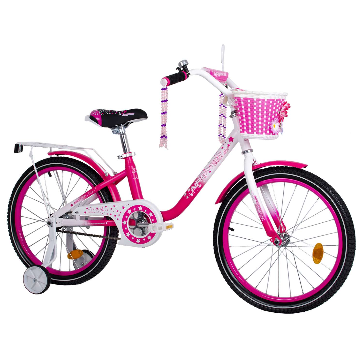 Велосипед NRG BIKES SWAN 20 pink-white - фото 8