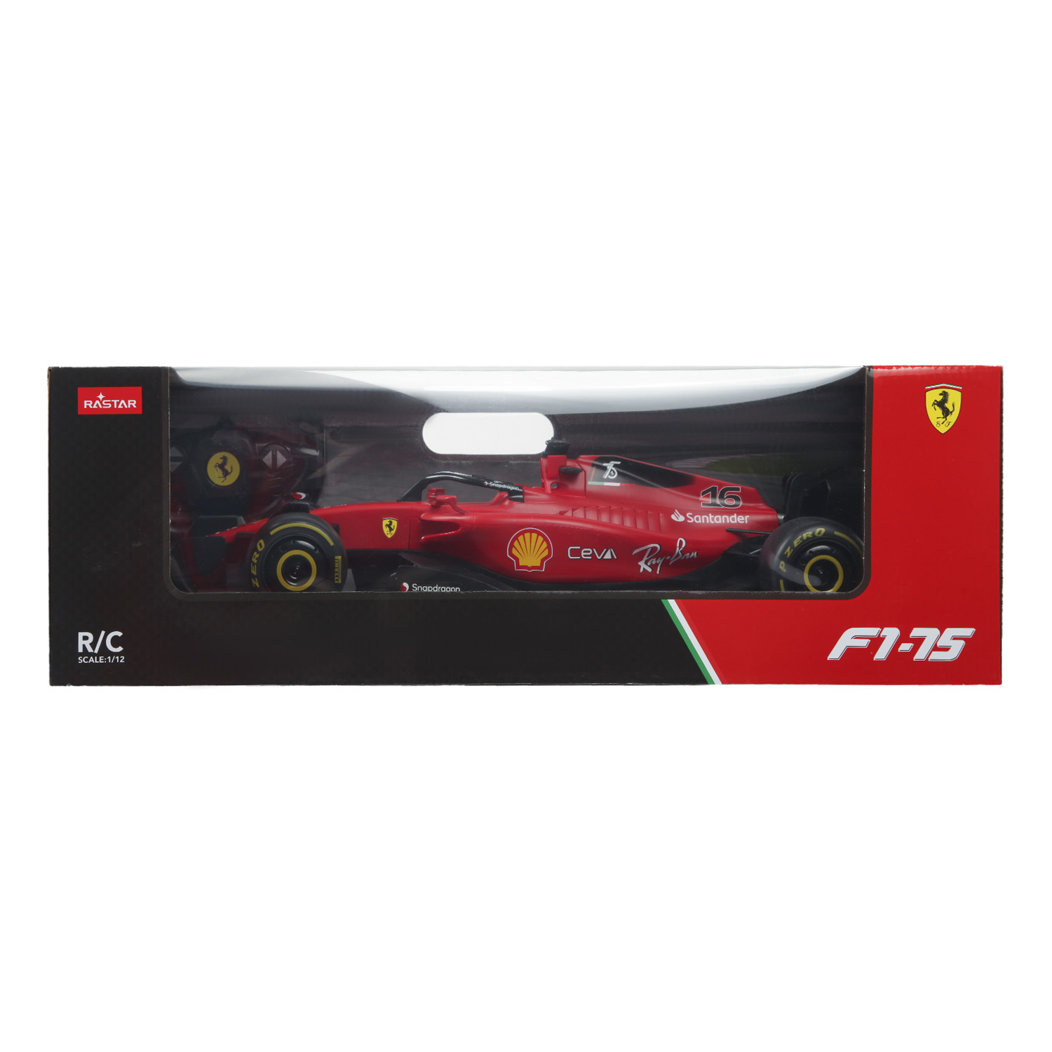 Машина Rastar РУ 1:12 Ferrari F1 75 Красная 99900