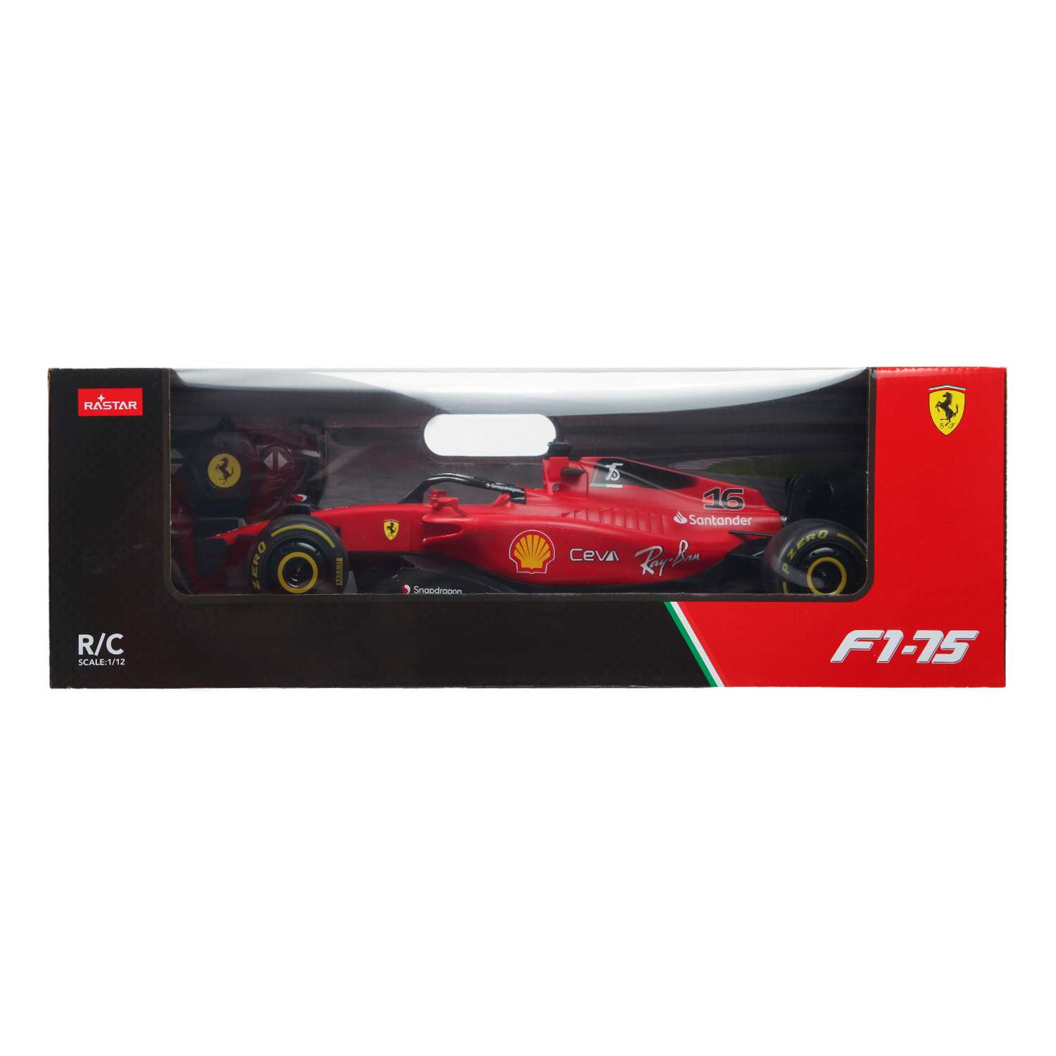 Машина Rastar РУ 1:12 Ferrari F1 75 Красная 99900 - фото 2