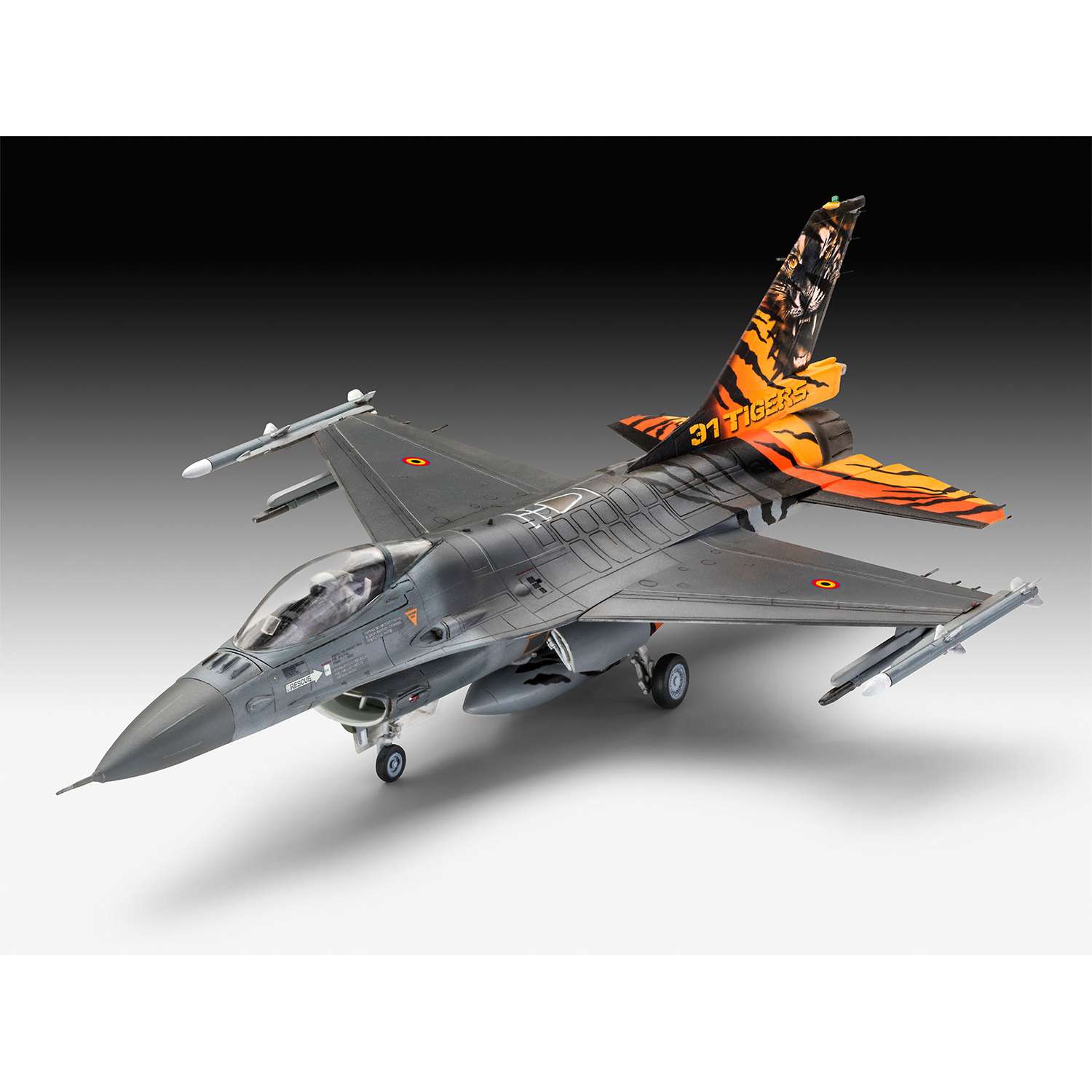 Сборная модель Revell Многофункциональный истребитель F-16 Mlu 31 Sqn. «Клейне-Брогель» 03860 - фото 2