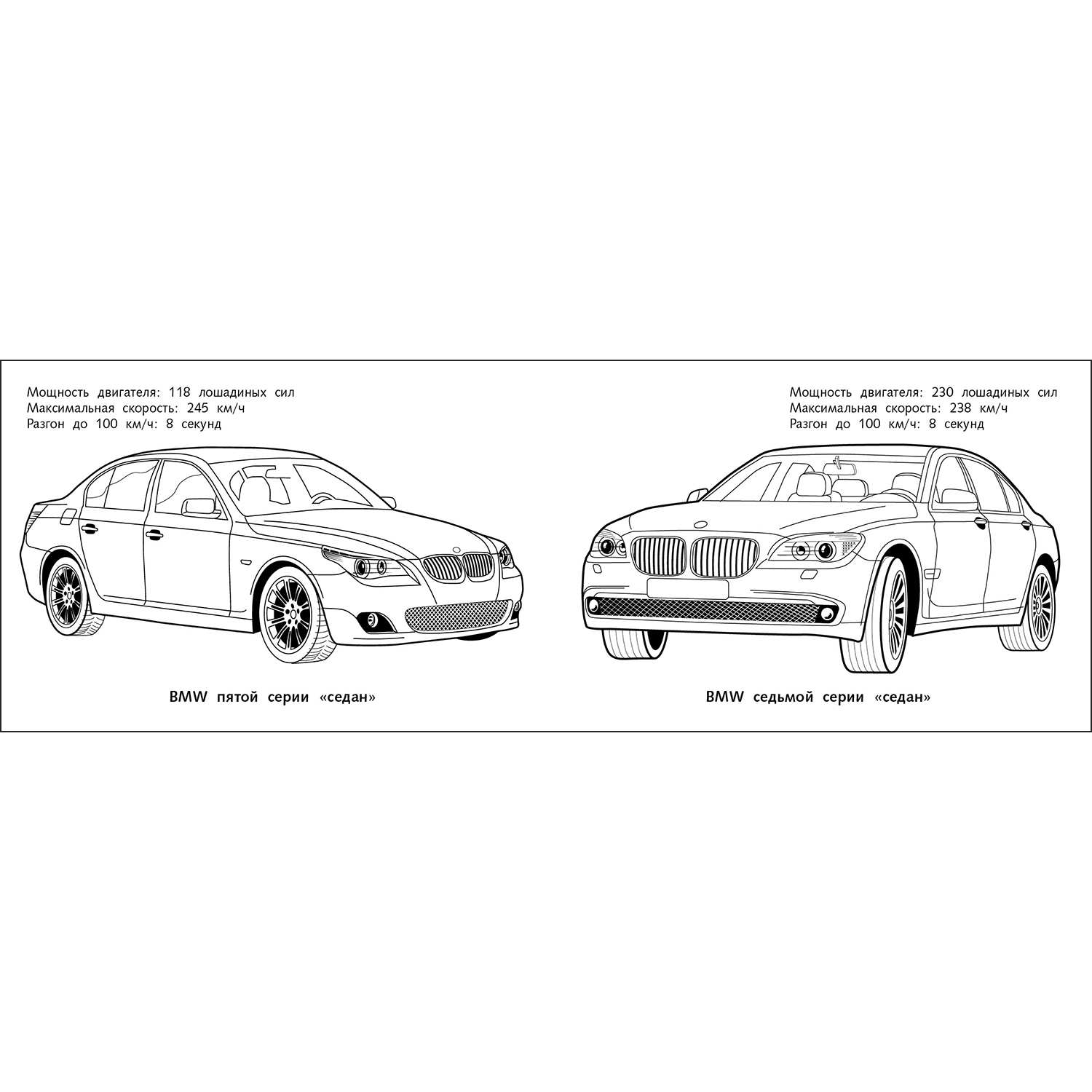 Раскраски Раскраска Bmw 7 серии , Раскраски .