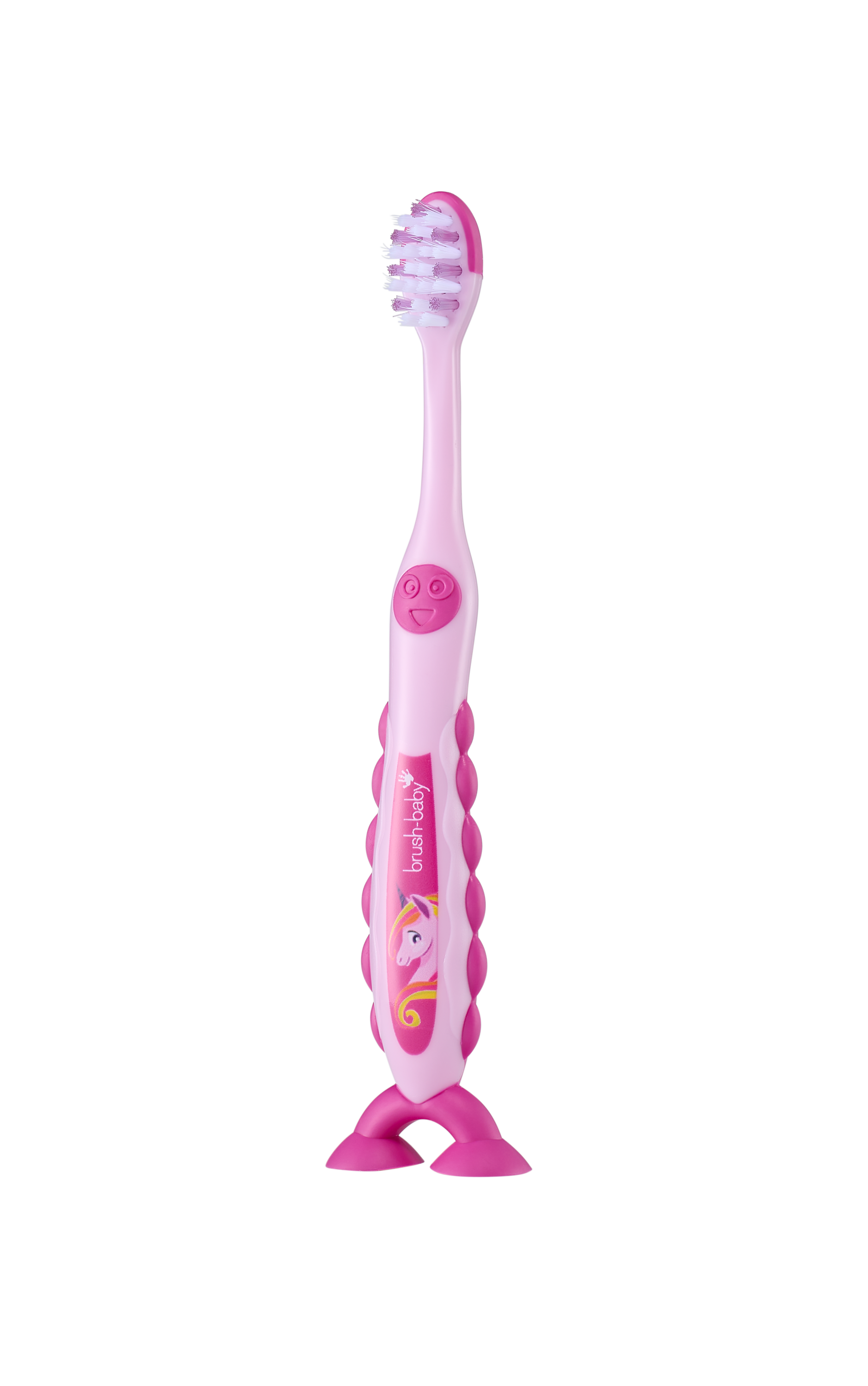 Зубная щетка Brush-Baby FlossBrush 3-6 лет Единорог - фото 1