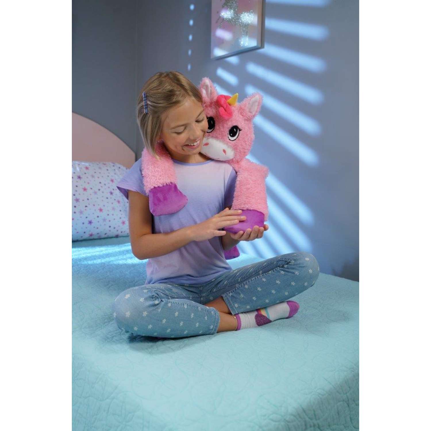Мягкая игрушка обнимашка Little Big HUGS антистресс Розовый единорог - фото 8