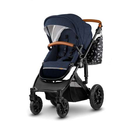 Коляска 2в1 Kinderkraft Prime Deep navy