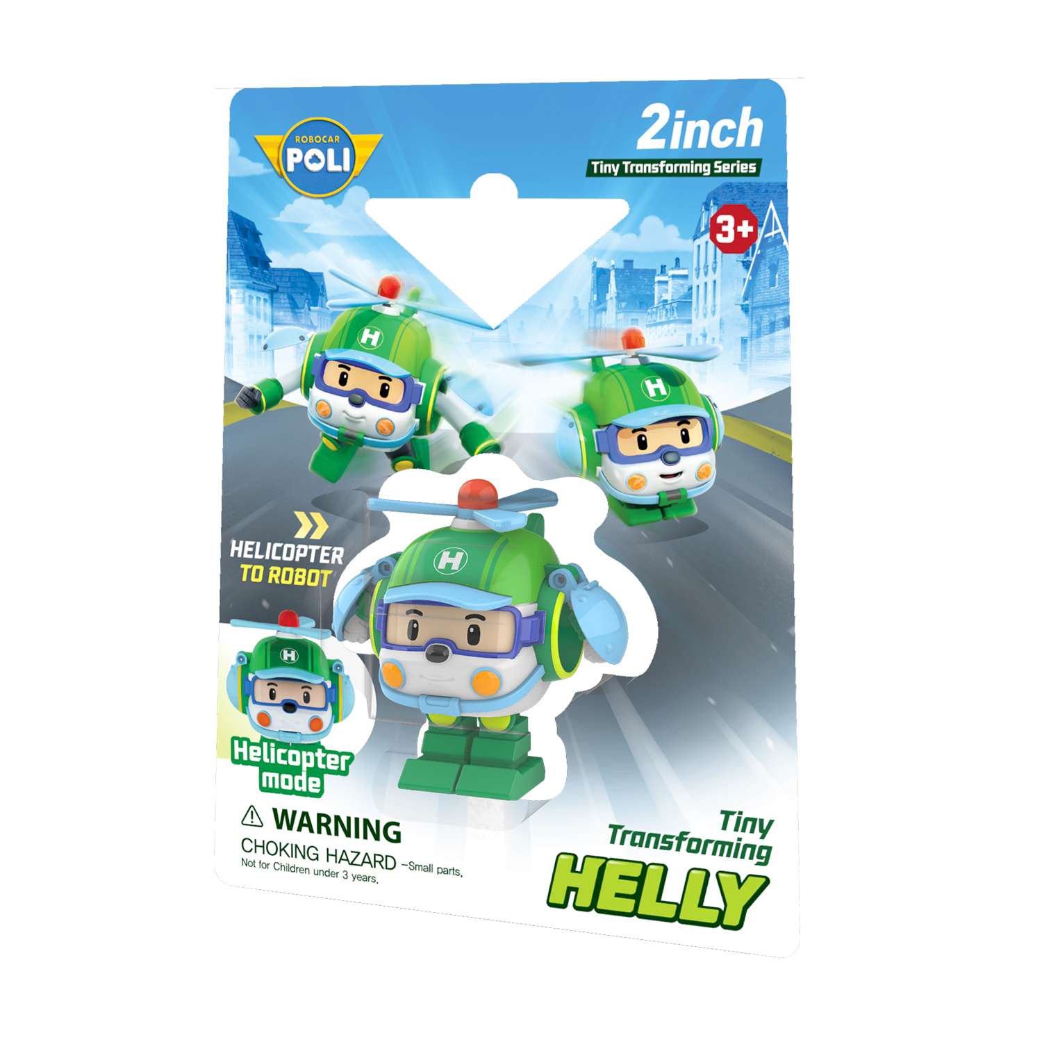 Вертолет Robocar Poli Хэли зеленый MRT-673 - фото 2