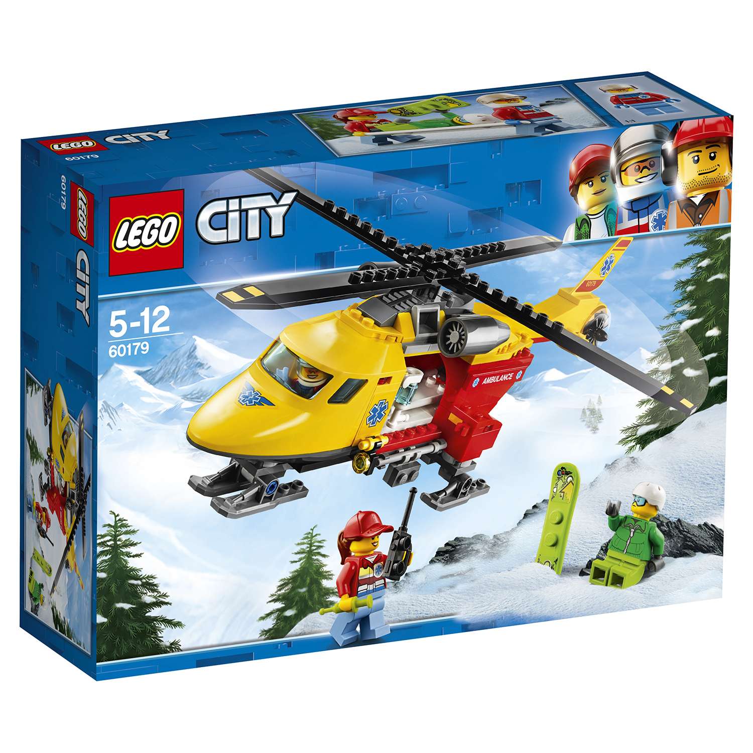 Конструктор LEGO Вертолёт скорой помощи City Great Vehicles (60179) - фото 2