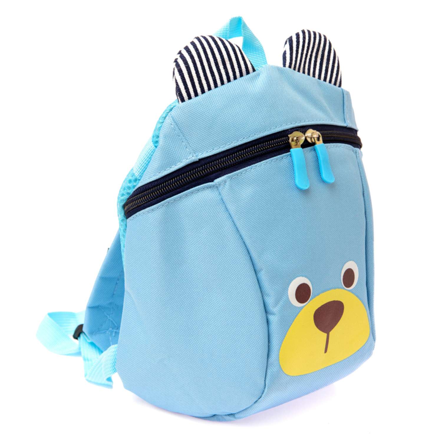 Рюкзак O GO Мини мишка васильковый со шлейкой и фастексом - фото 2