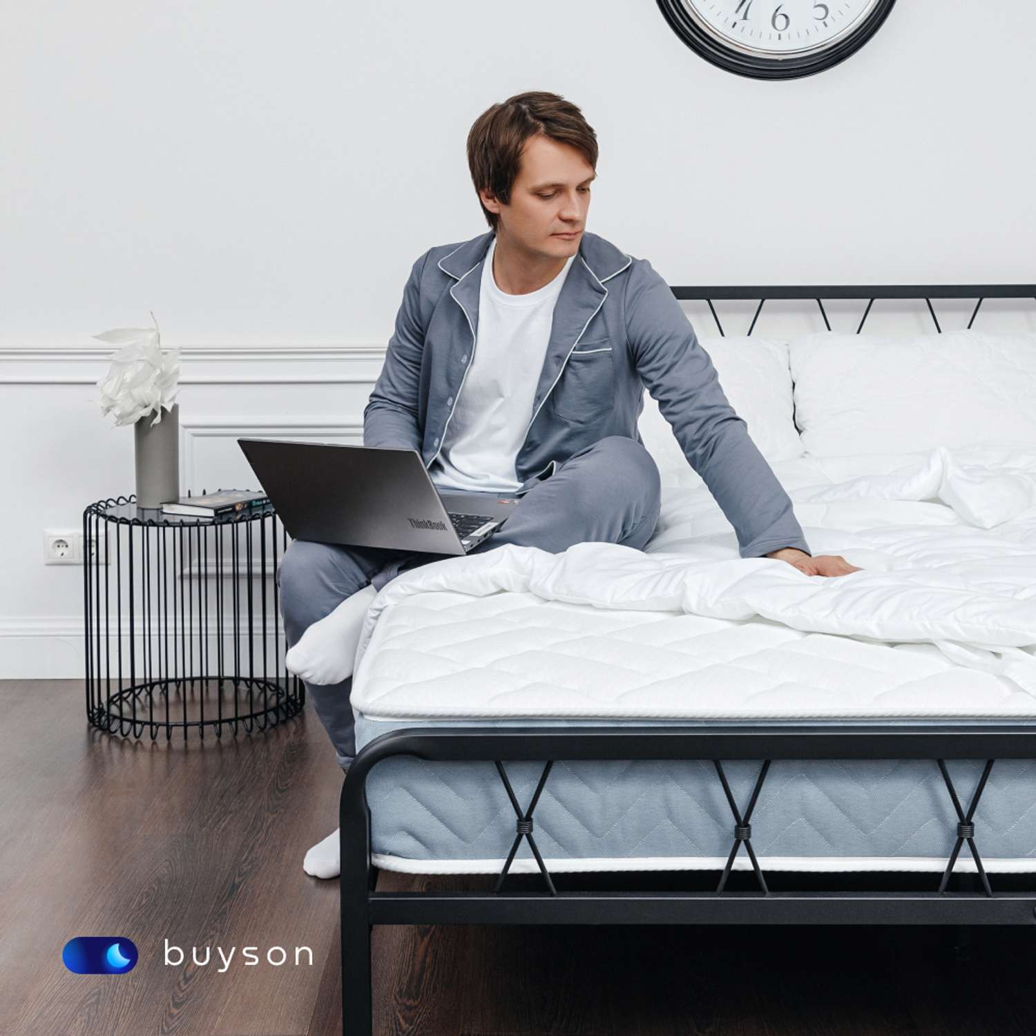 Одеяло buyson BuyRelax 200х220 см евро 2-х спальное всесезонное с наполнителем полиэфир - фото 6