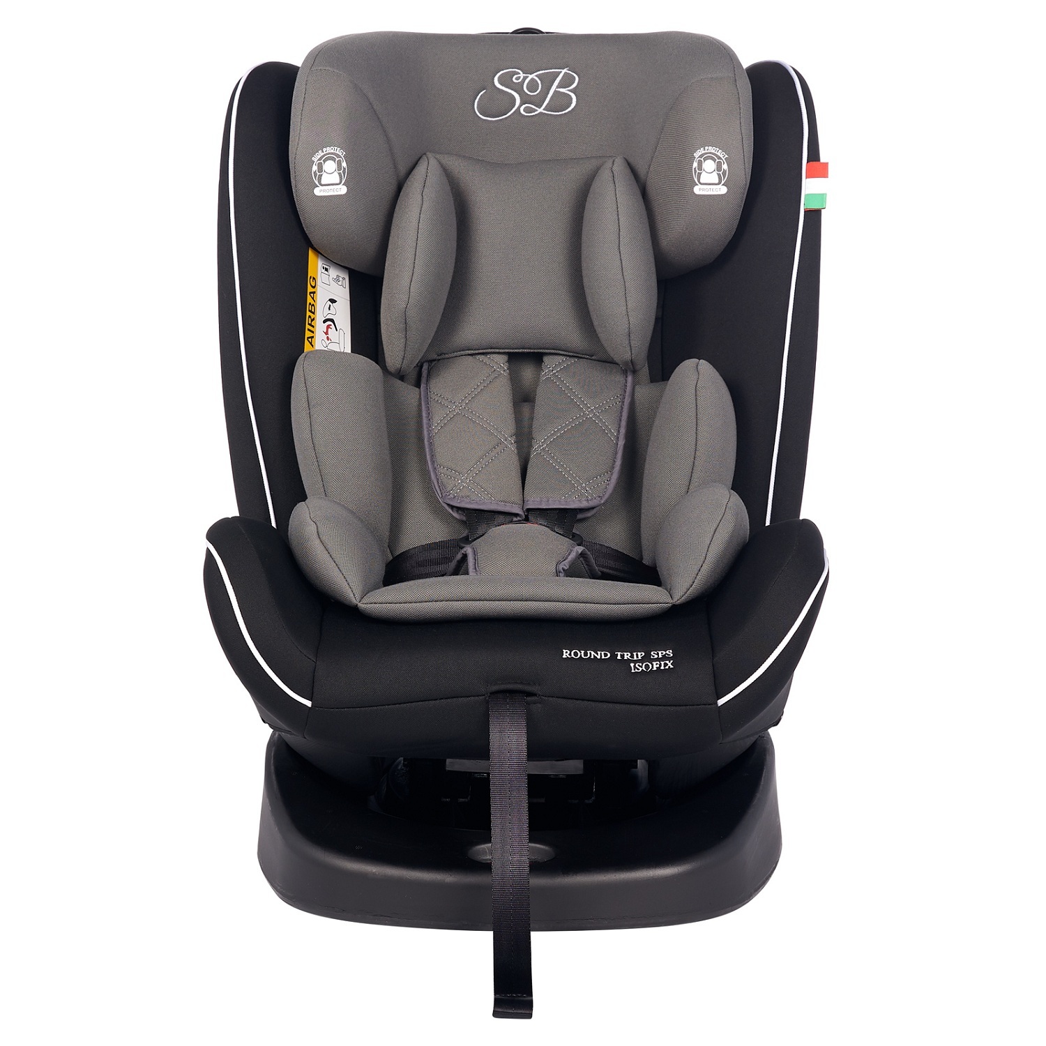 Автокресло Sweet Baby Round Trip SPS Isofix Grey Black - фото 2