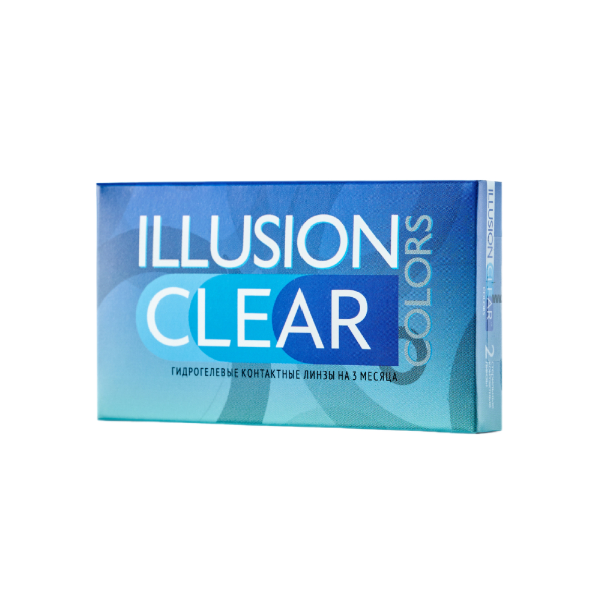 Контактные линзы ILLUSION clear на 3 месяца -2.50/14/8.6 2 шт. - фото 6