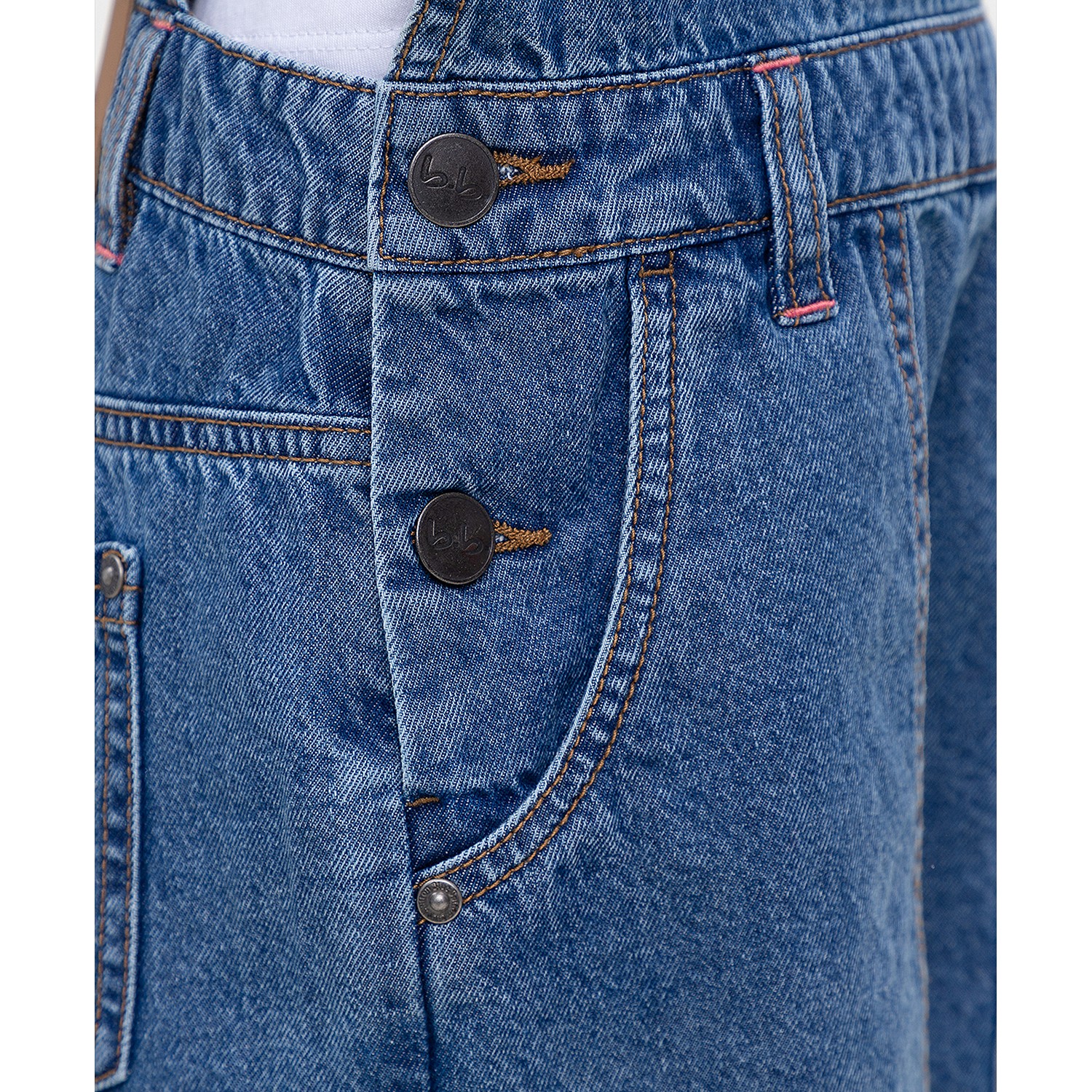 Комбинезон джинсовый BUTTON BLUE 122BBGJC6501D200 - фото 7
