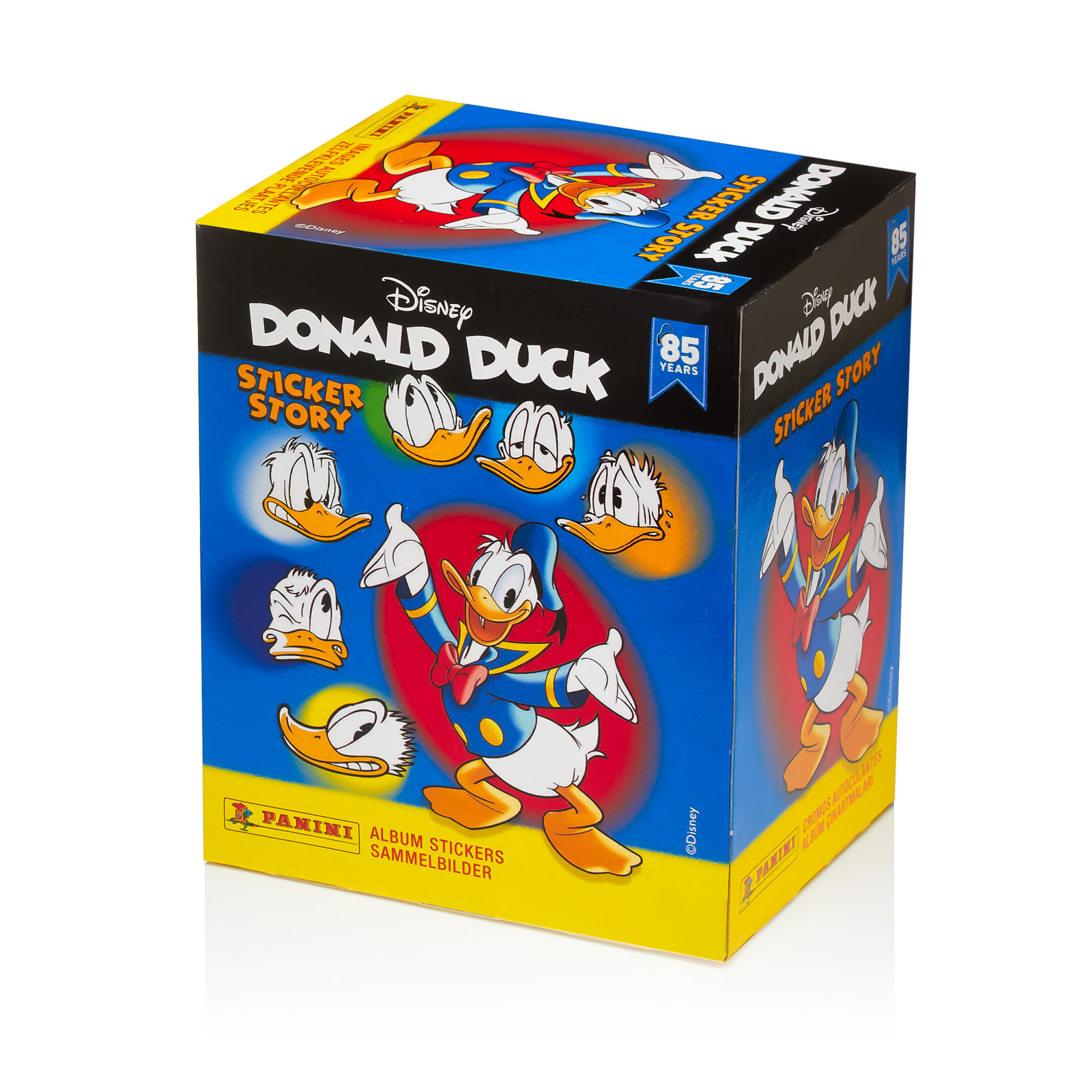 Бокс с наклейками Panini Donald Duck Дональд Дак 50 пакетиков купить по  цене 2999 ₽ в интернет-магазине Детский мир