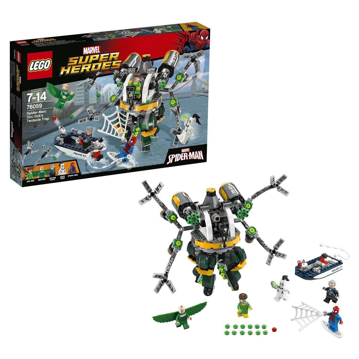 Конструктор LEGO Super Heroes Человек-паук: в ловушке Доктора Осьминога (76059) - фото 1