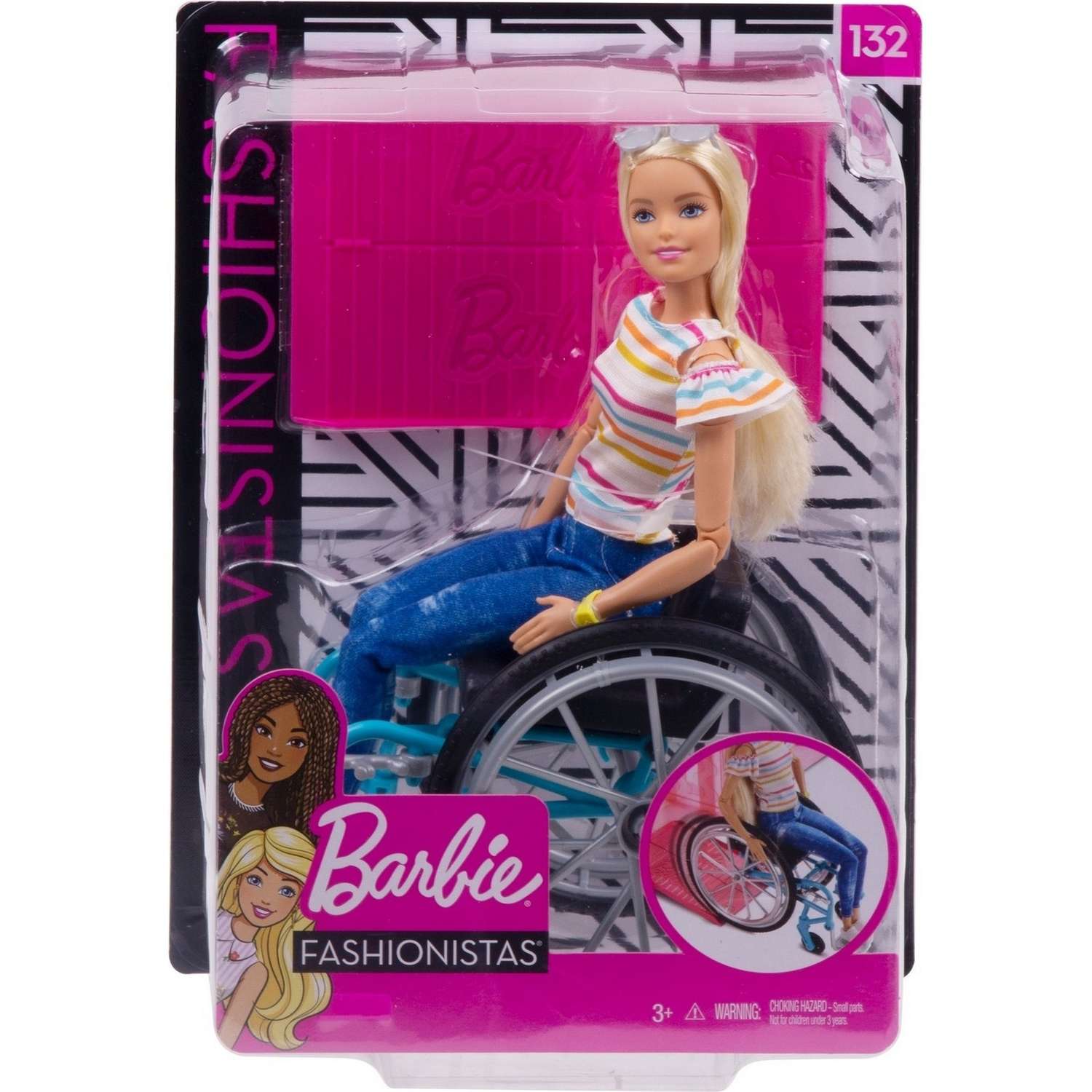 Кукла Barbie в инвалидной коляске GGL22 GGL22 - фото 2