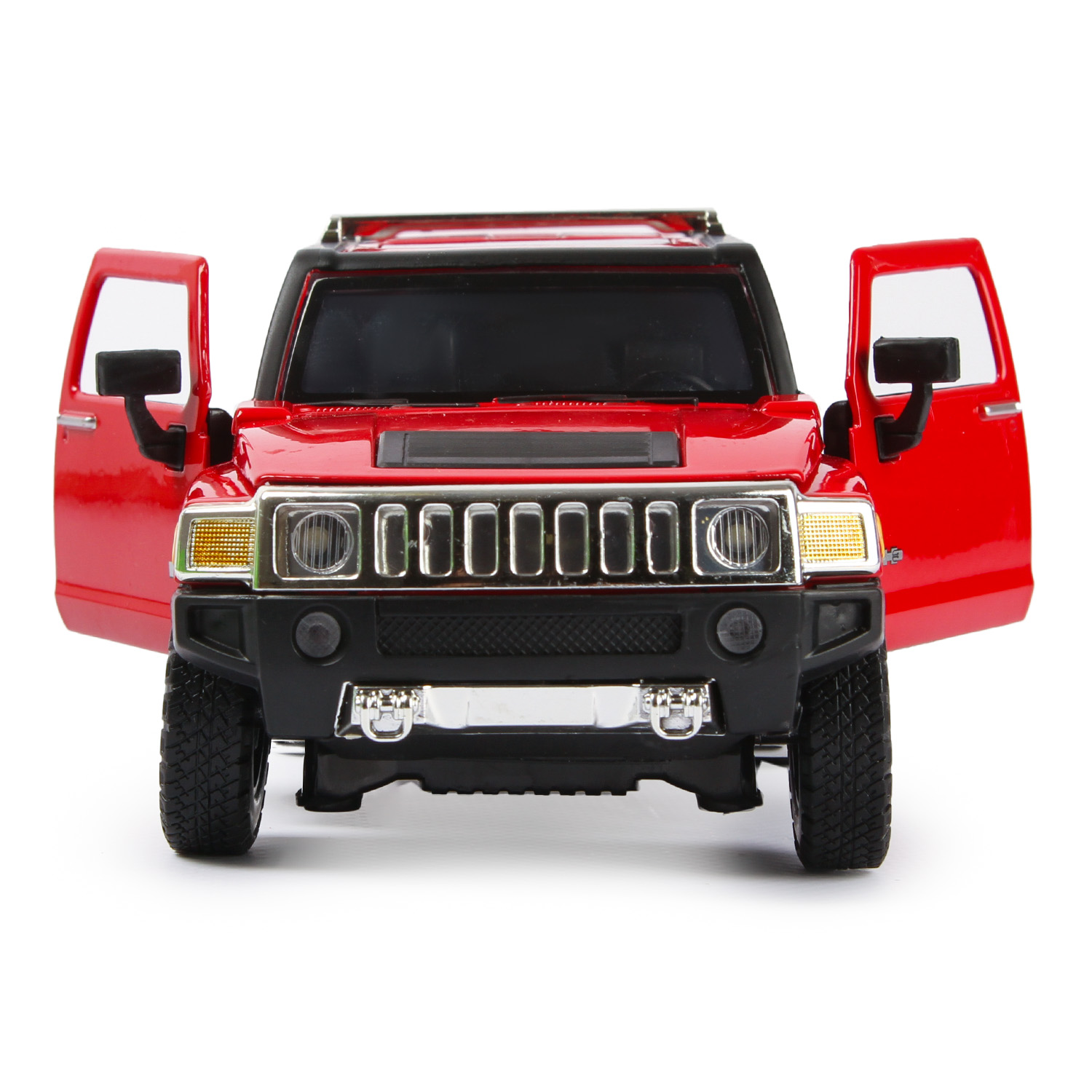 Внедорожник Mobicaro Hummer 1:24 красный 68240A - фото 5