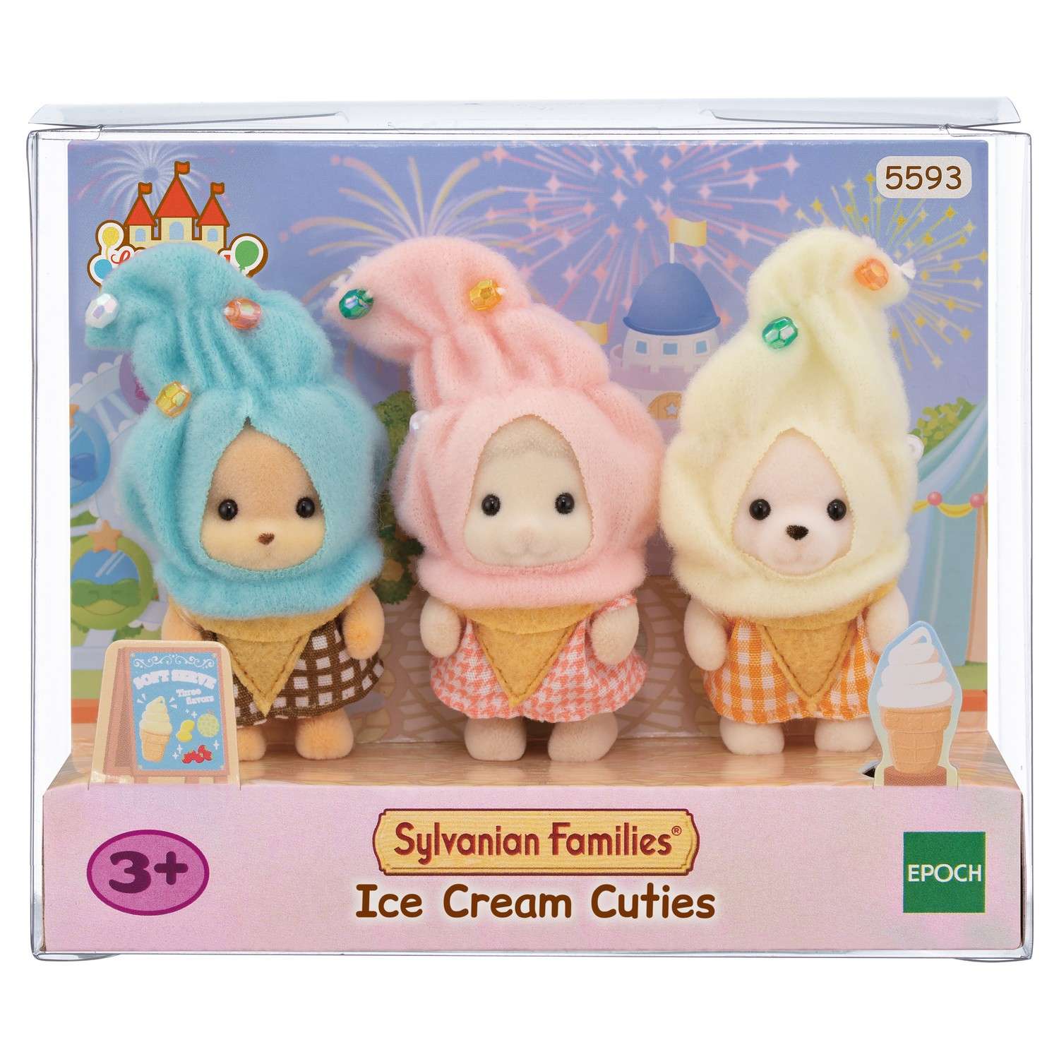 Набор игровой Sylvanian Families Малыши в костюмах мороженого 5593 - фото 2