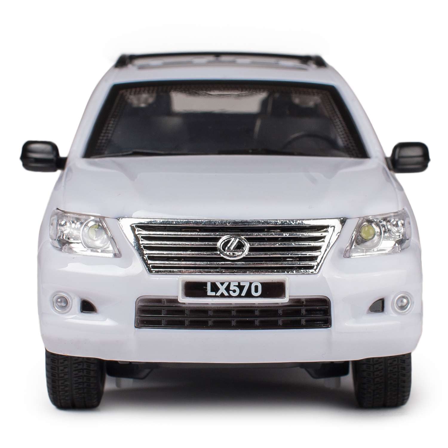 Машинка Mobicaro РУ 1:24 Lexus LX570 Белая - фото 8