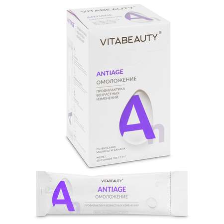 Желе VITABEAUTY Антиэйдж 15 стиков по 17,9 г