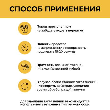 Жироудалитель Vash Gold Gold 750мл