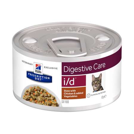 Корм для кошек HILLS 82г Prescription Diet i/d Digestive Care рагу с курицей и овощами